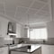 Ekena Millwork 638W x 638H x 38T Large Fowler Decorative Fretwork Ceiling Panels in Architectural Grade PVC CELP60X6001FLR - alternate 2